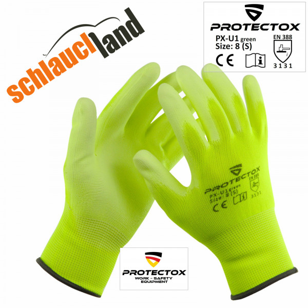 Arbeitshandschuhe Urethan PROTECTOX PX-U1 antistatisch