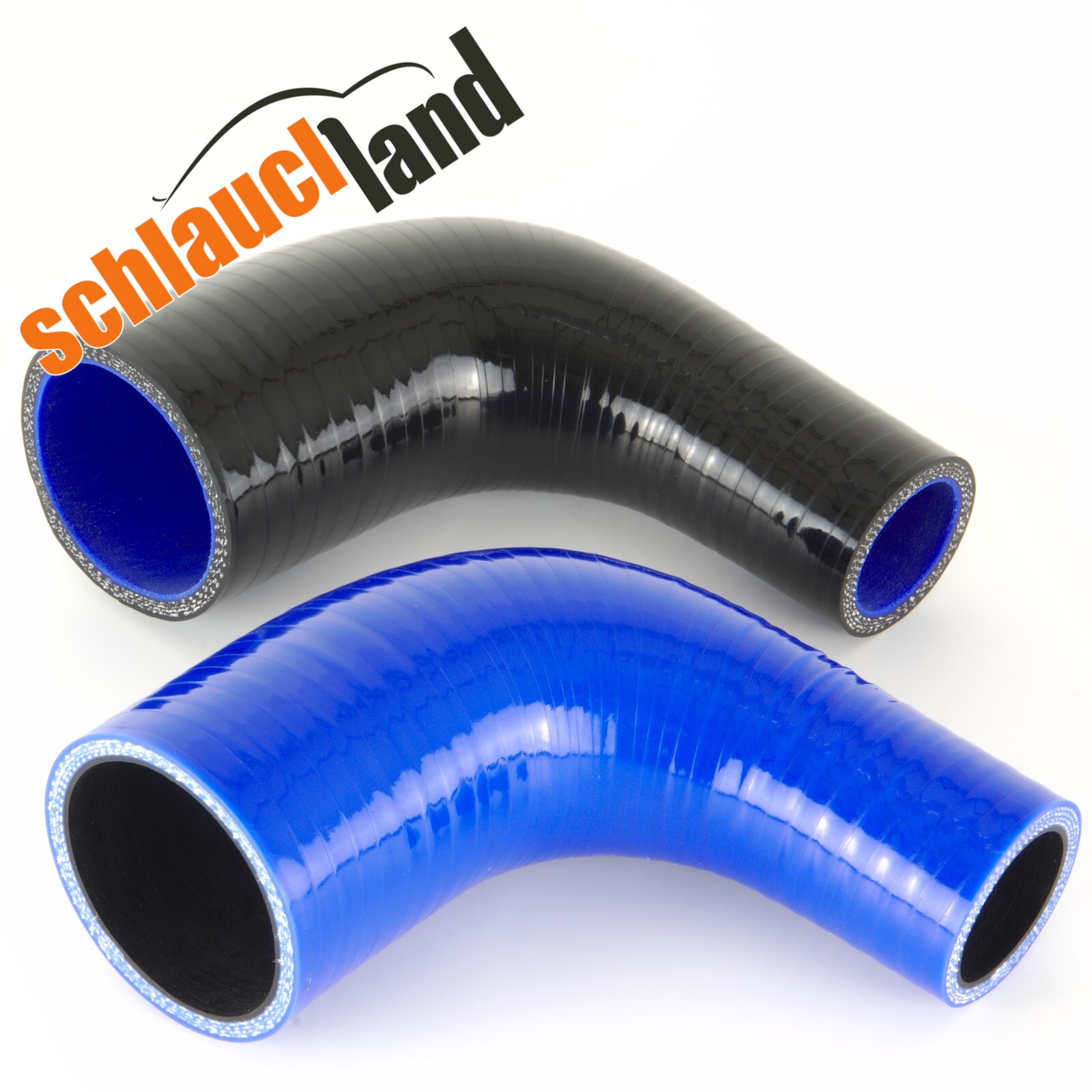 45° Silikon-Reduzierbogen ID 90-70mm blau*** Silikonschlauch Grad Elbow Reducer Reduzierung 