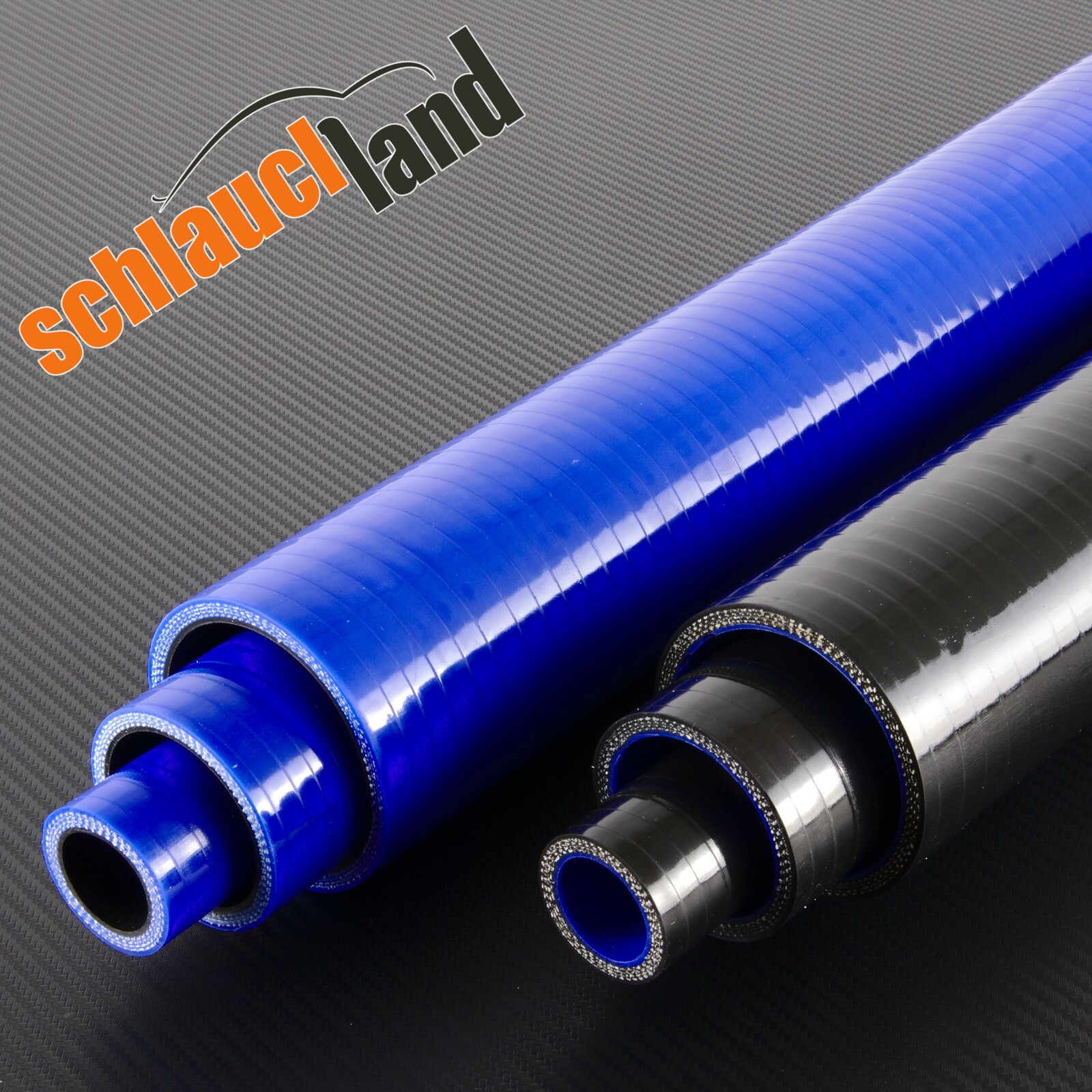 45 Grad  16mm Silikon Bogen Ladeluftsystem Wasserleitung Silikonschlauch blau 